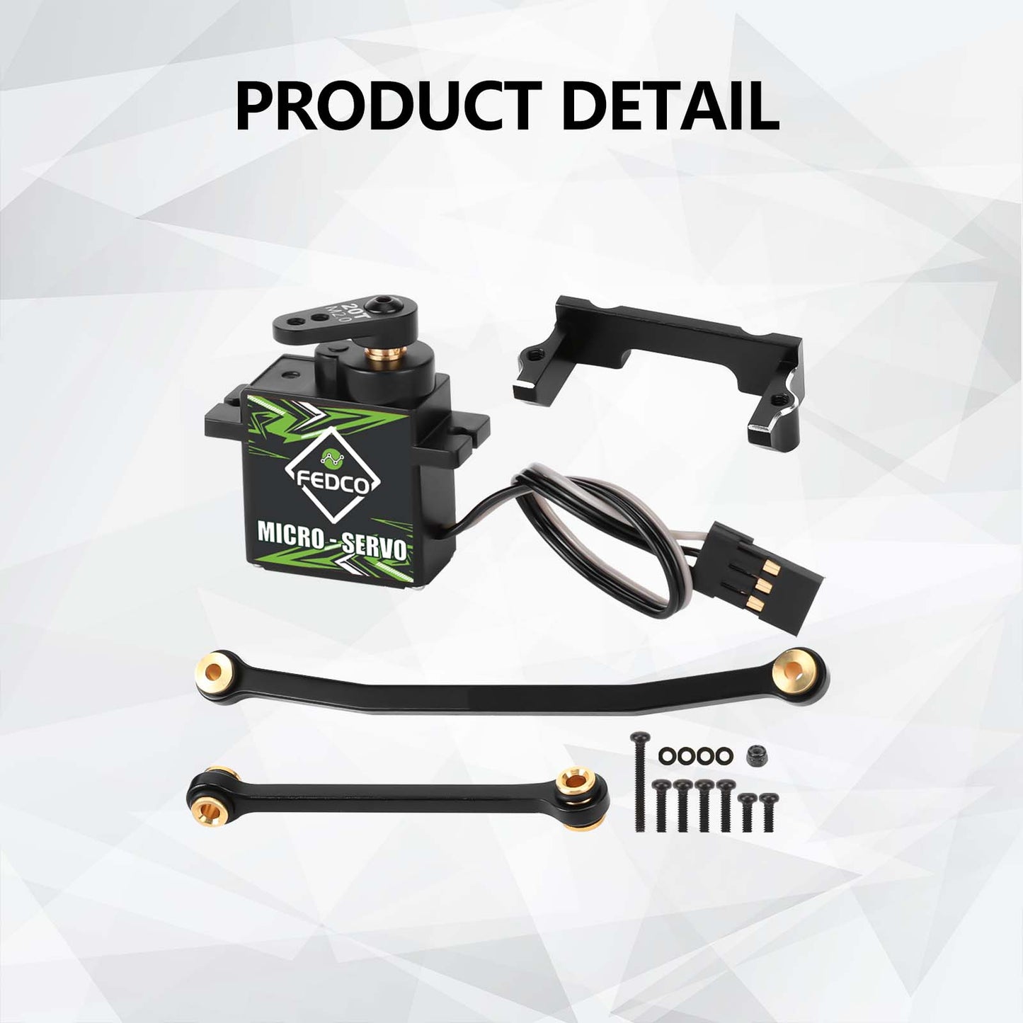 FEDCO FCX24 Servo Upgrade For FMS FCX18 FCX24 Upgrades 1/24 1/18 RC Crawler