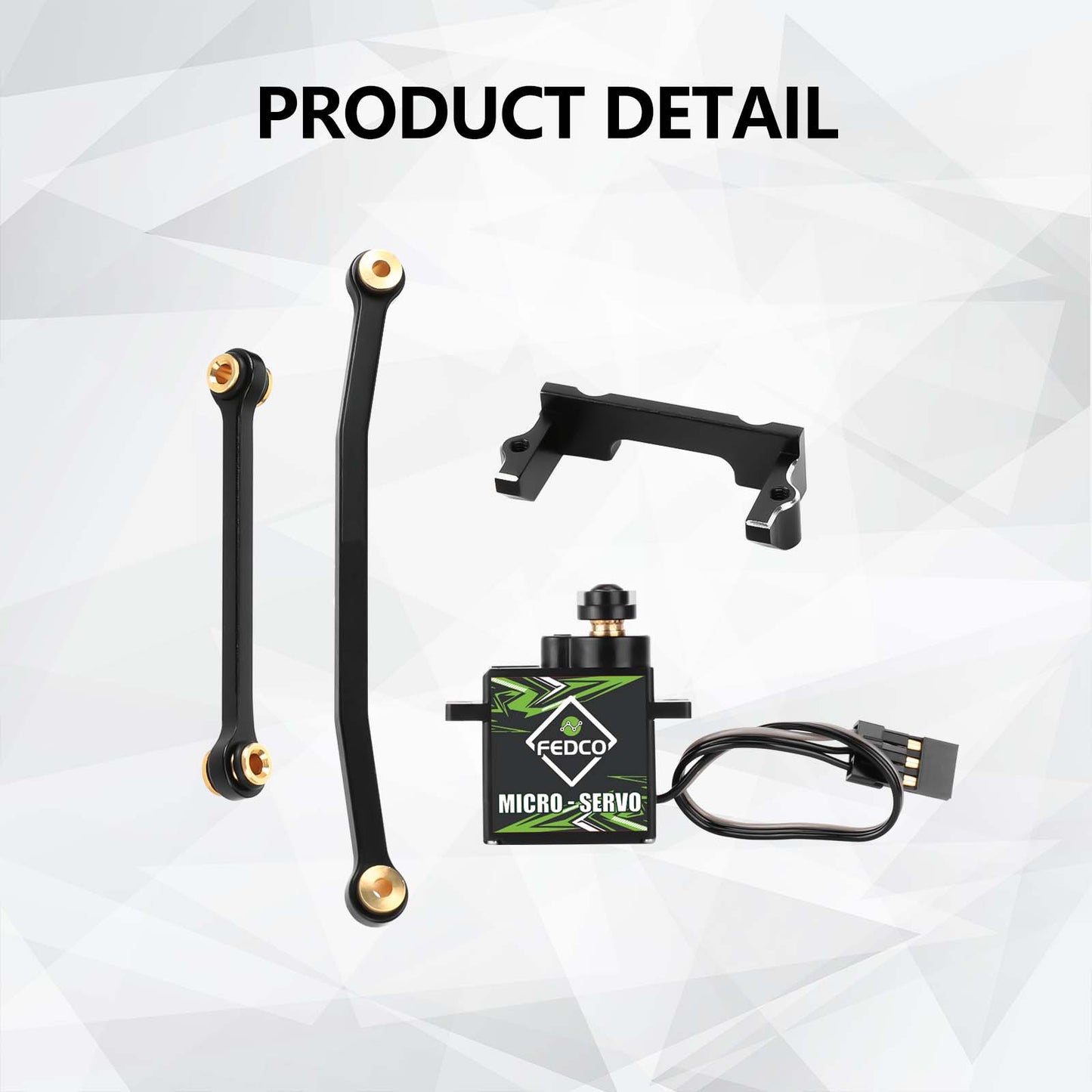 FEDCO FCX24 Servo Upgrade For FMS FCX18 FCX24 Upgrades 1/24 1/18 RC Crawler
