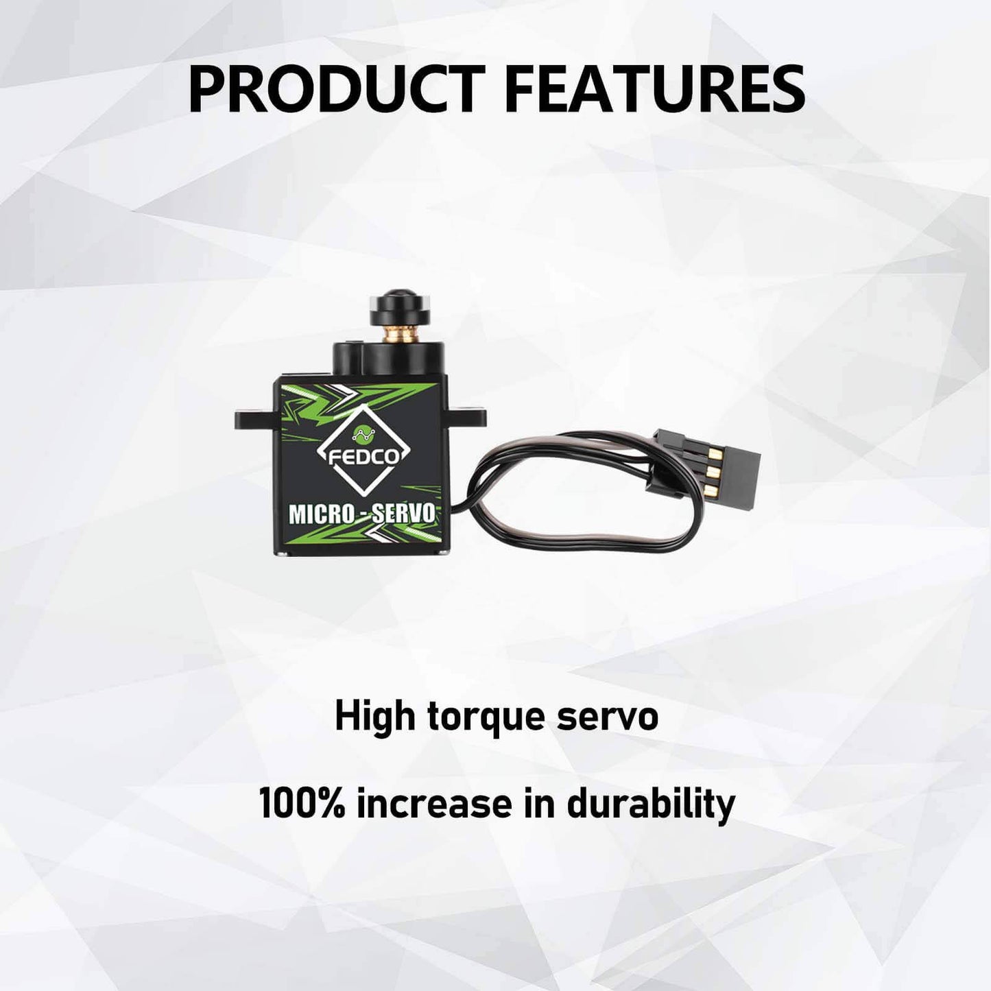 FEDCO FCX24 Servo Upgrade For FMS FCX18 FCX24 Upgrades 1/24 1/18 RC Crawler