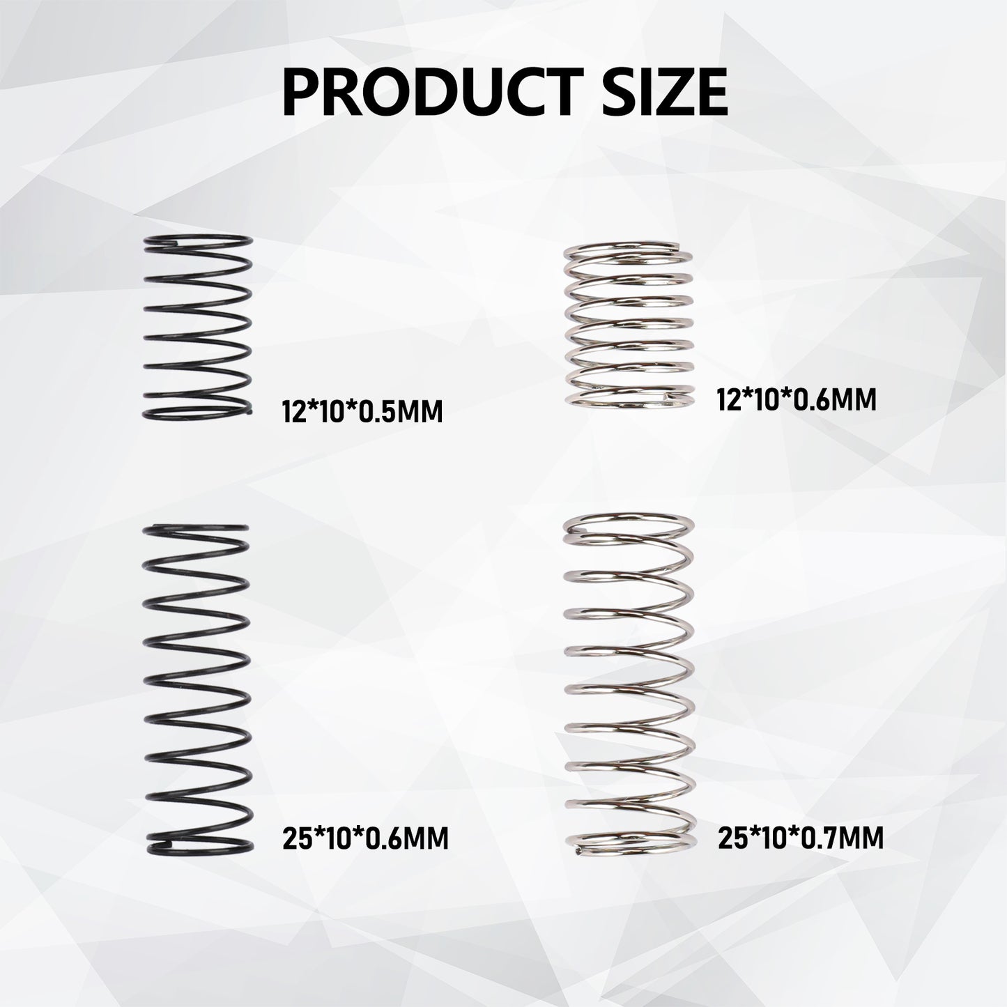FEDCO DSS18 Shocks 51MM Oil-Filled Dual Spring Shock Absorber CNC Long Threaded Oil Damper With Spring For TRX4M Upgrades 1/18 RC Crawler