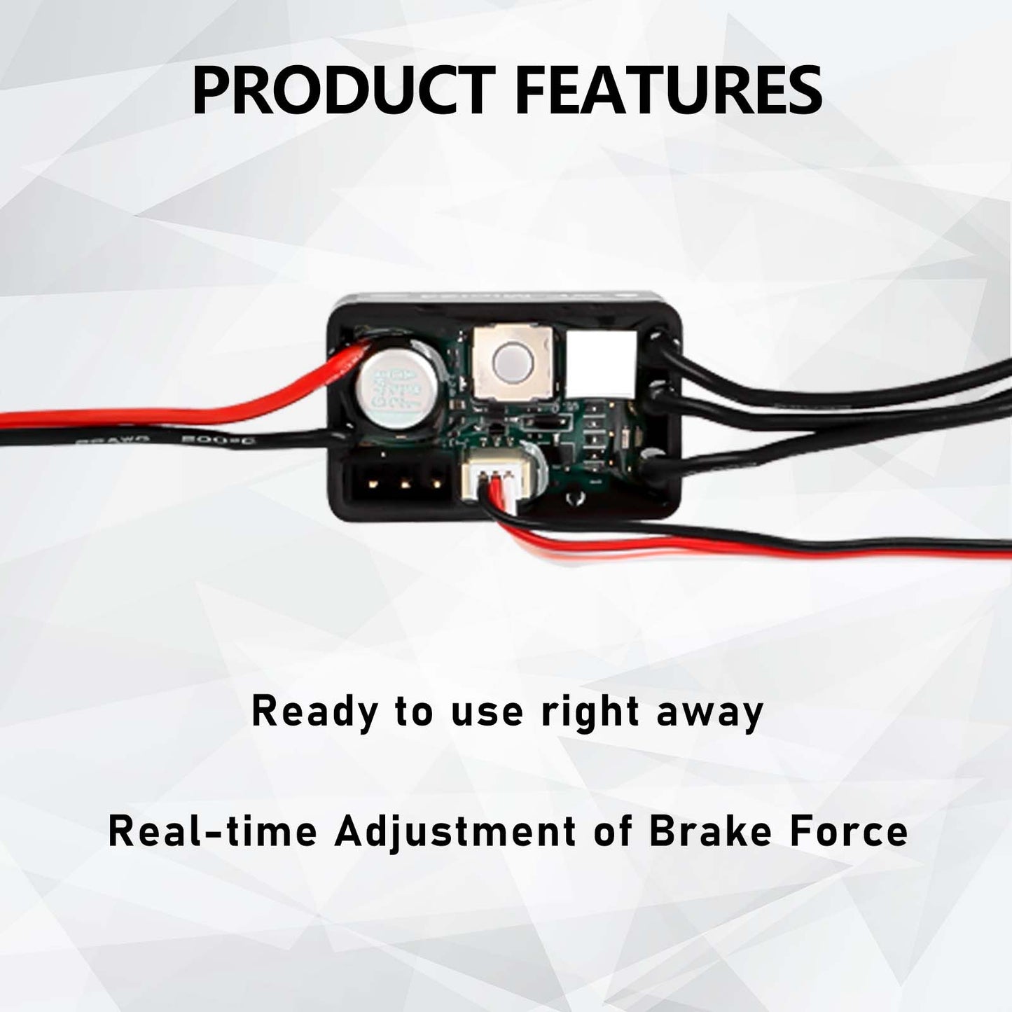 SCX24 Transmitter and Receiver 2.4GHz 4CH with Brushless Motor Transmission,Shock Mount,Side Plate,PH2.0 & JST & MX2.0 Plug,RTR Version for Axial SCX24 Upgrades 1/24 RC Crawler