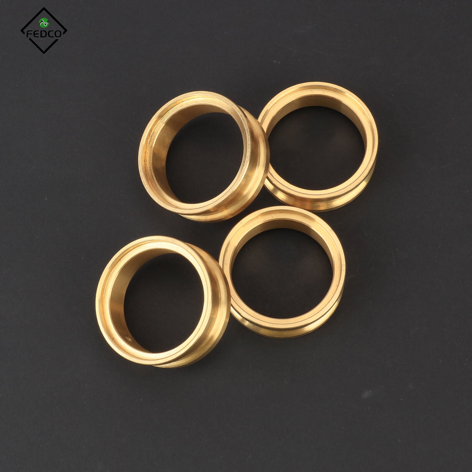 FEDCO FCX24 Brass Counterweights 152g Wheel Weighted Ring Wheel Counterweights for FMS FCX18 FCX24 Upgrade Parts 1/24 1/18 RC Crawler - FEDCO