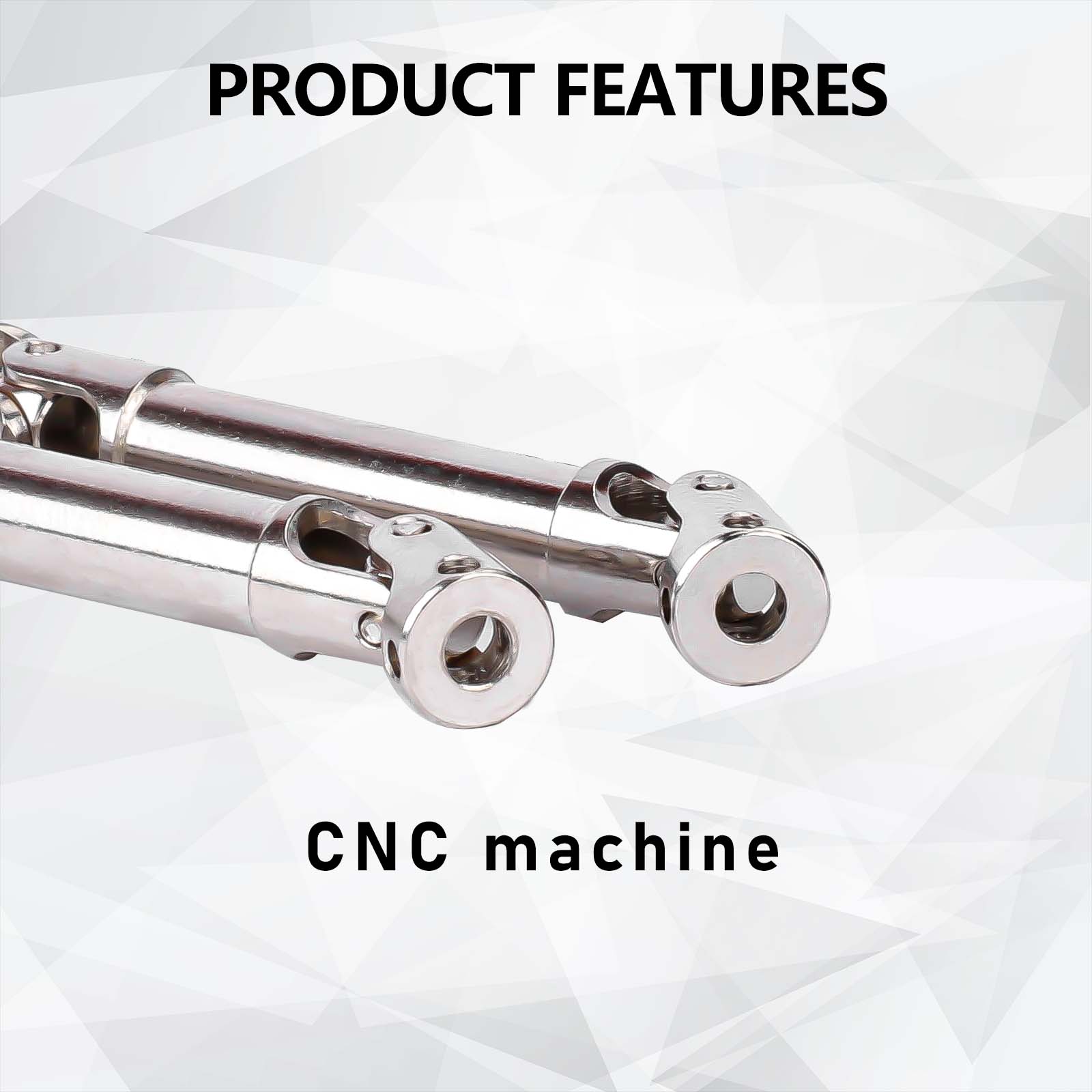 FEDCO FCX24 Driveshafts Steel Center Drive Shaft for FMS FCX24 K5 Blazer FCX LC80 Upgrades 1/24 RC Crawler - FEDCO
