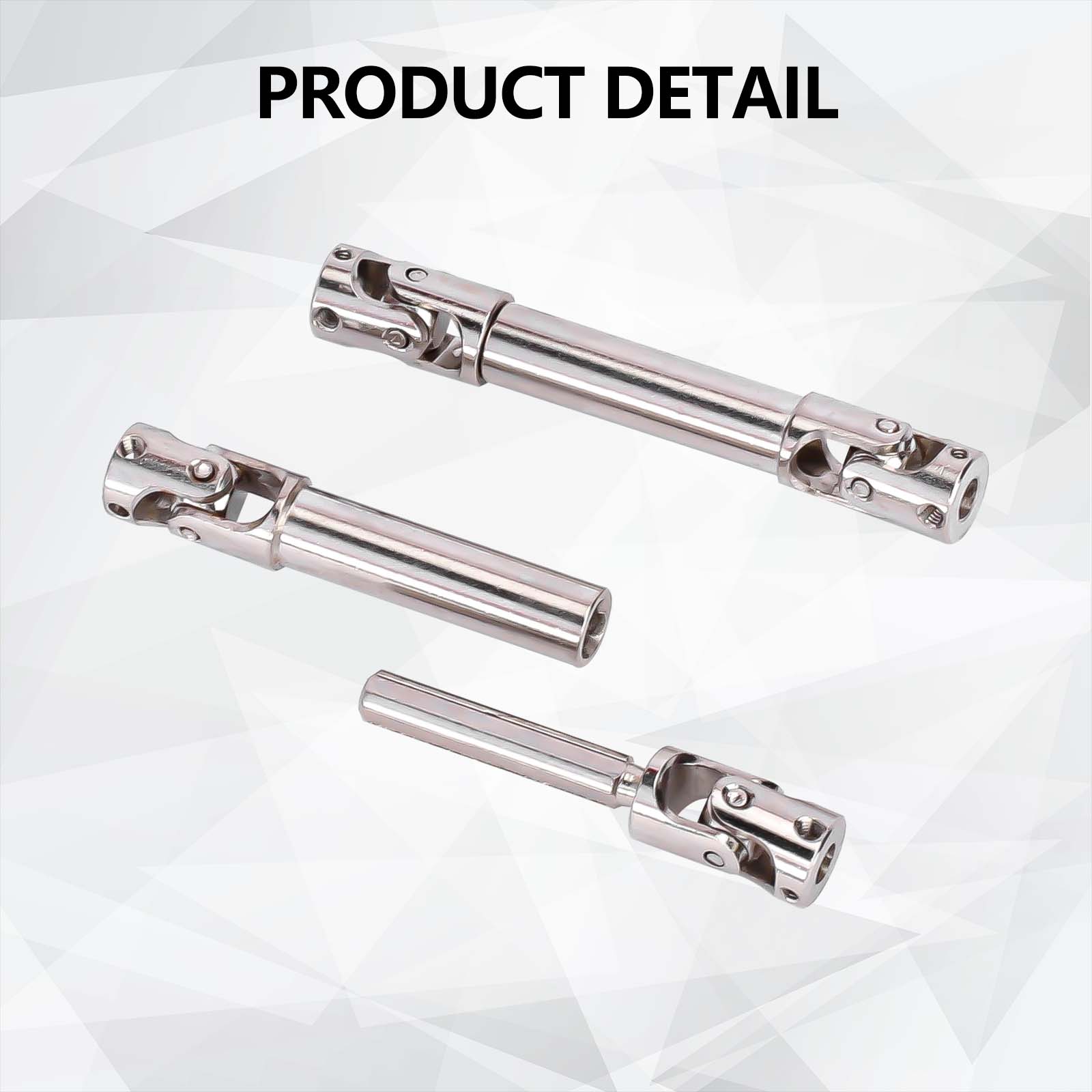 FEDCO FCX24 Driveshafts Steel Center Drive Shaft for FMS FCX24 K5 Blazer FCX LC80 Upgrades 1/24 RC Crawler - FEDCO