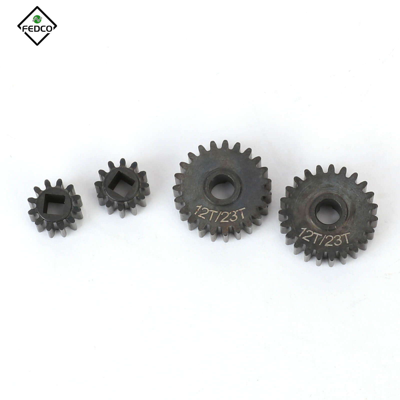 FEDCO SCX10III Portal Gear Set 23T/12T Harden Steel Gears for Axial SCX10 III Upgrade Parts 1/10 RC Crawler - FEDCO