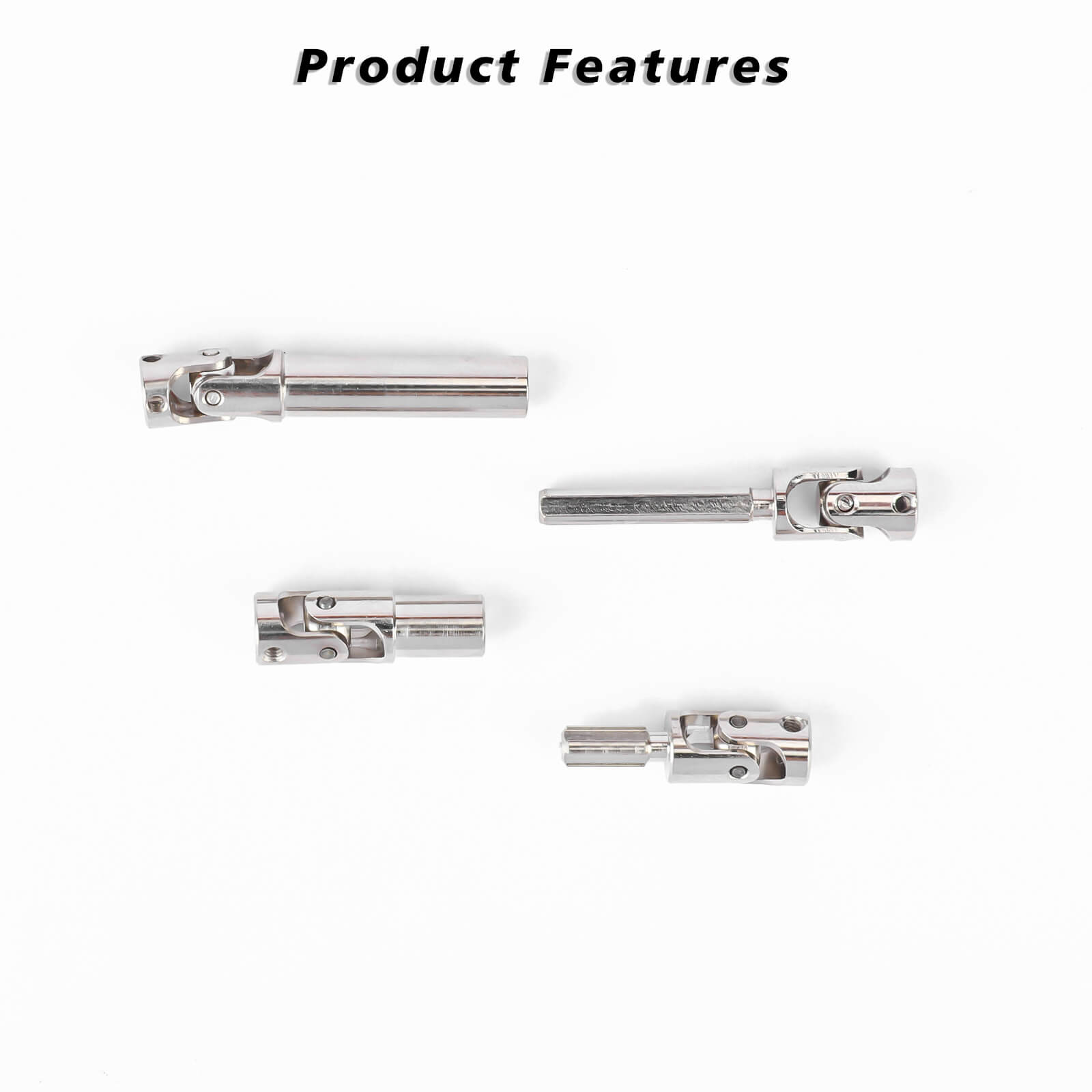 FEDCO SCX24 DriveShaft 35 - 42MM 50 - 69MM DriveShafts For Axial SCX24 GX470 Deadbolt Upgrade Parts AXI90081 AXI - 1532T1 1/24 RC Crawler - FEDCO