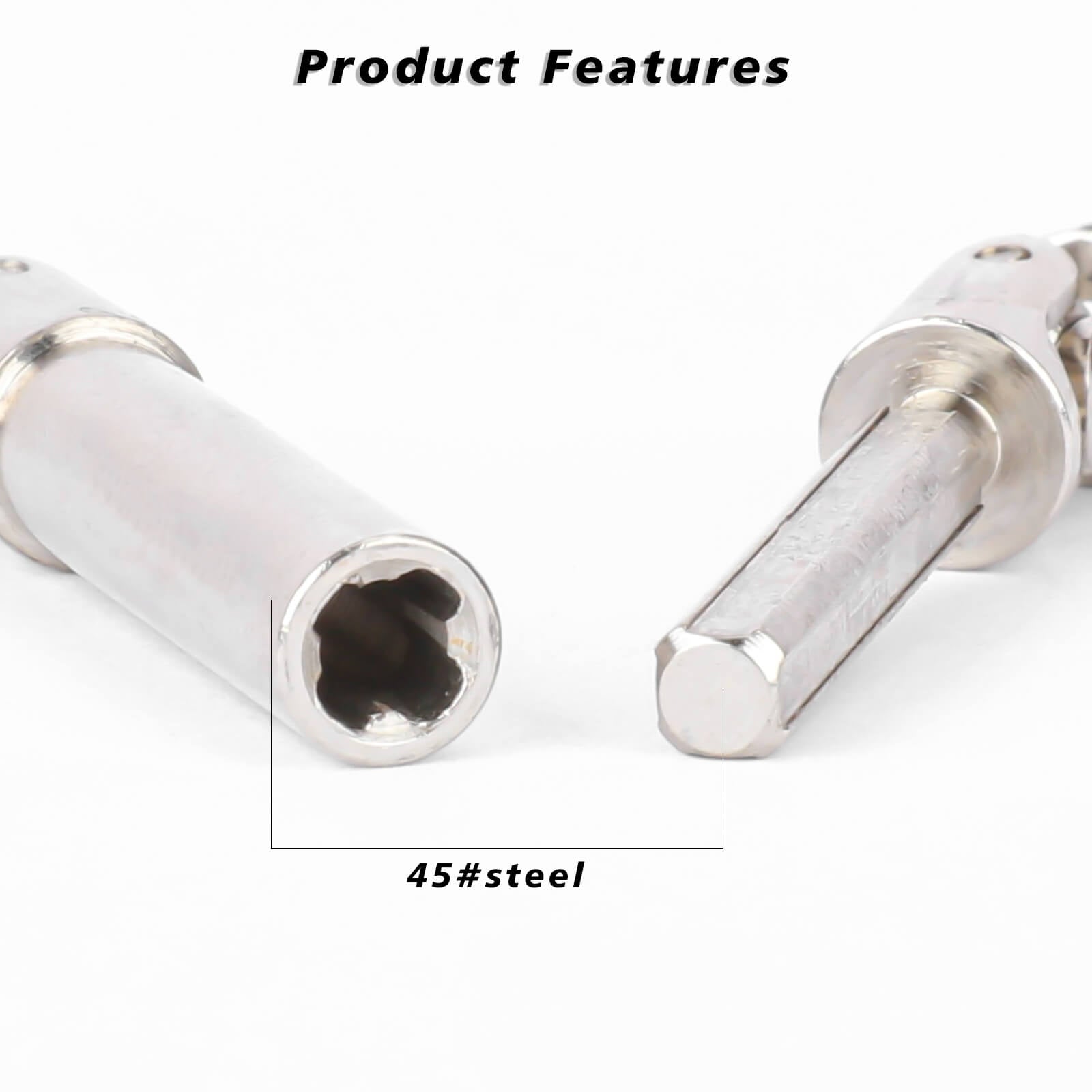 FEDCO SCX24 DriveShaft 35 - 42MM 50 - 69MM DriveShafts For Axial SCX24 GX470 Deadbolt Upgrade Parts AXI90081 AXI - 1532T1 1/24 RC Crawler - FEDCO