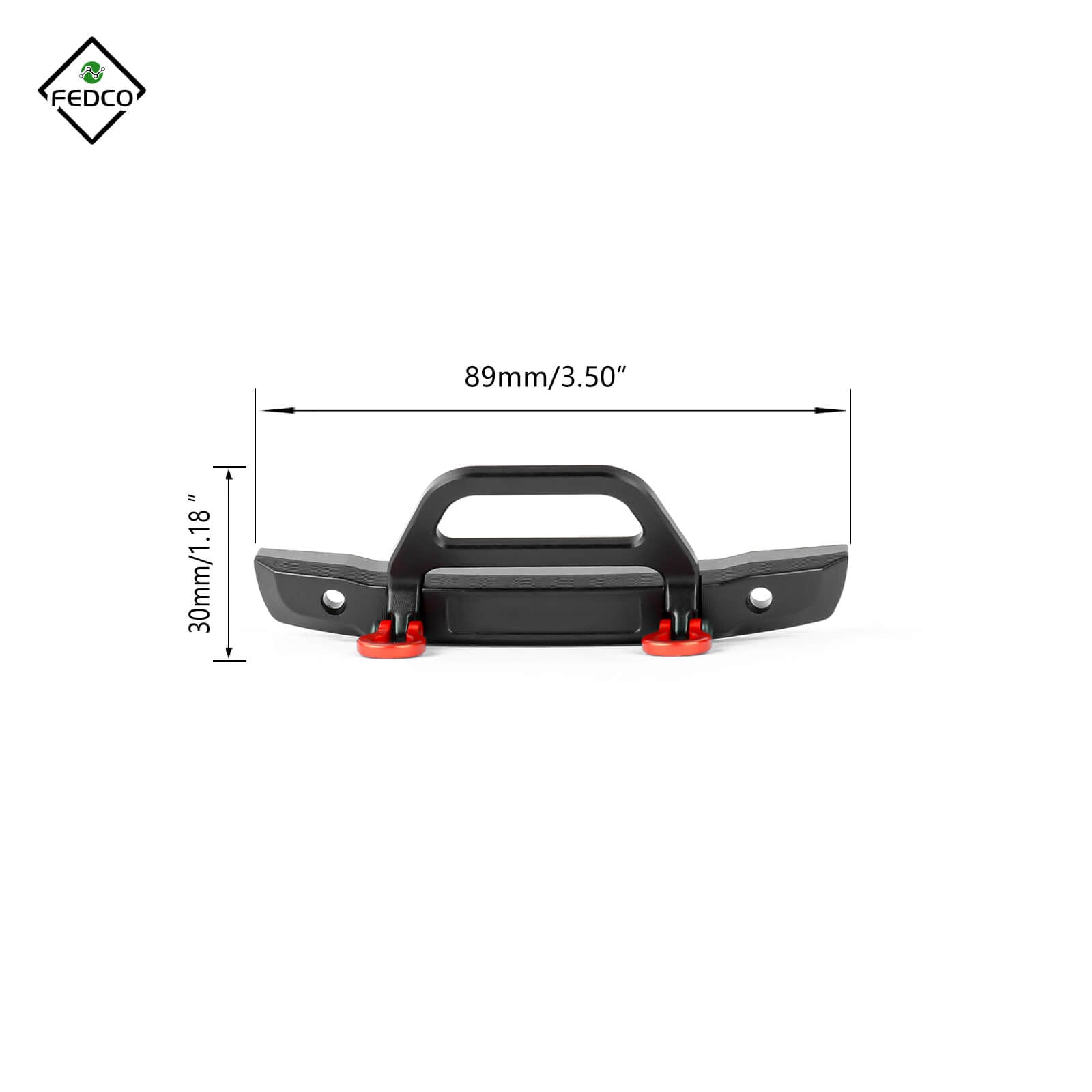 FEDCO SCX24 Front Bumper For Axial SCX24 Upgrades 1/24 RC Crawler - FEDCO