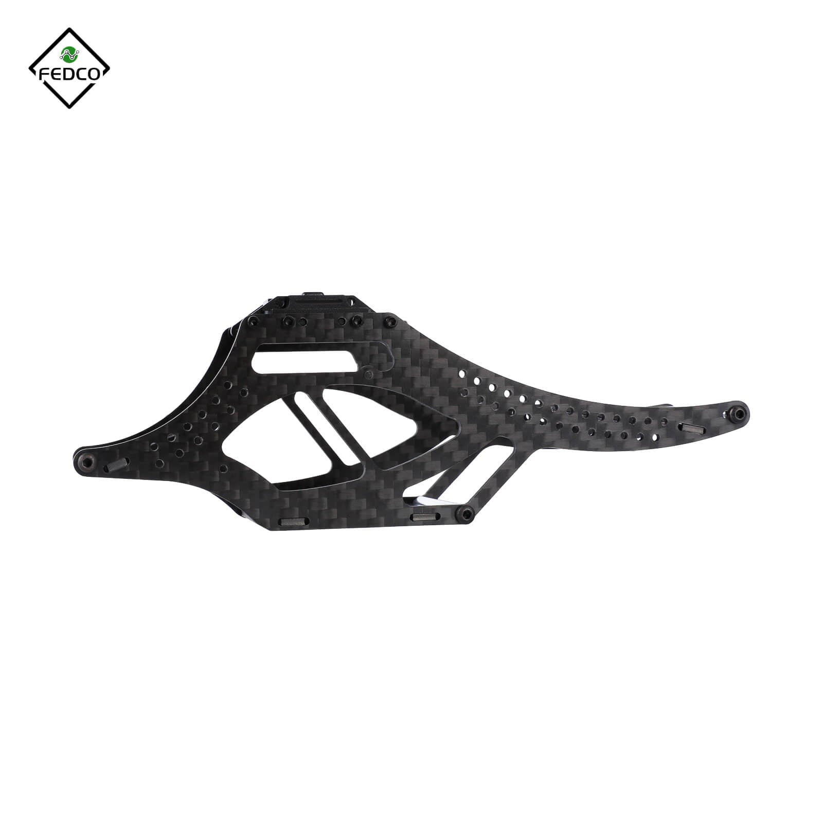 FEDCO SCX24 LCG Chassis Carbon Fiber Chassis Frame Kit for Axial SCX24 Upgrade Parts 1/24 RC Crawler - FEDCO