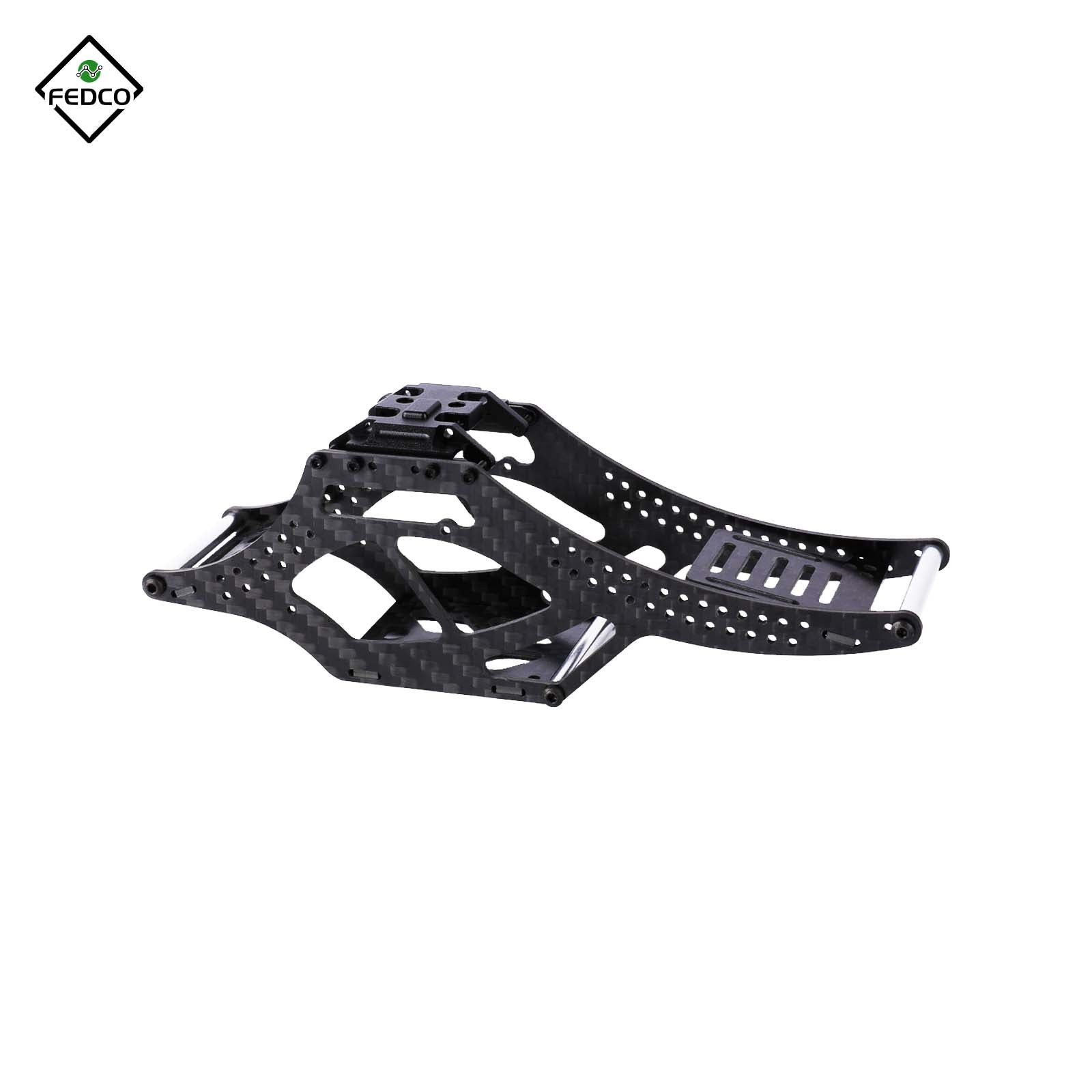 FEDCO SCX24 LCG Chassis Carbon Fiber Chassis Frame Kit for Axial SCX24 Upgrade Parts 1/24 RC Crawler - FEDCO