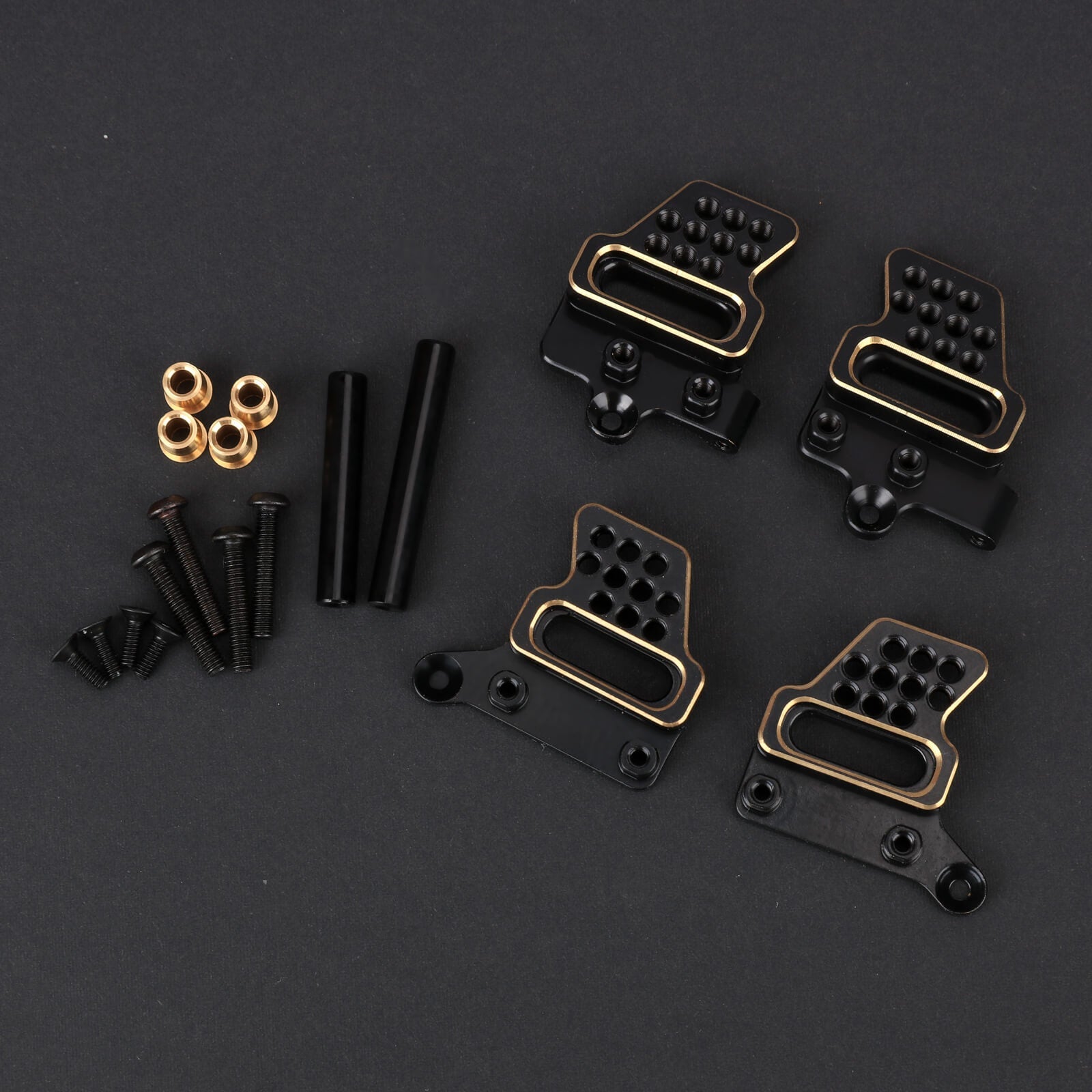 FEDCO Shock Mount Brass Multiple Positions Shock Bracket for TRX4M Upgrades 1/18 RC Crawler - FEDCO
