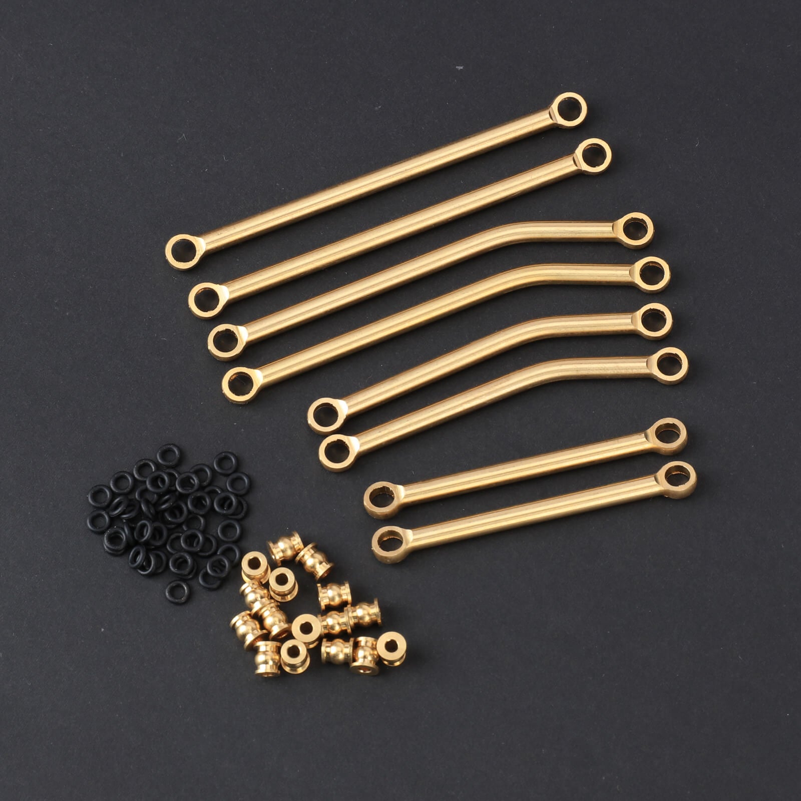 FEDCO TRX4M Steering Link High Clearance Linkages Brass Link Set For TRX4M Upgrades Parts 1/18 RC Crawler - FEDCO