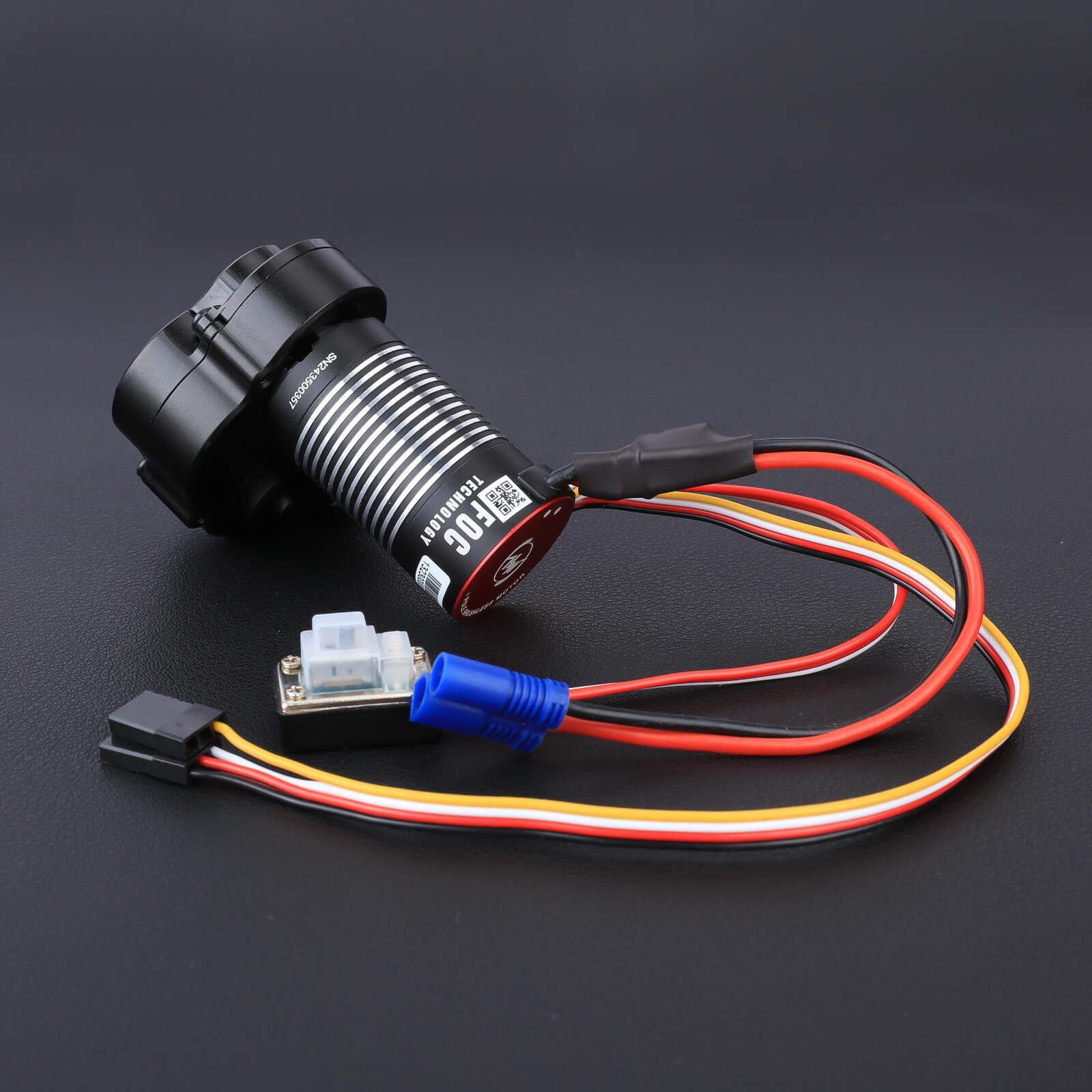 FEDCO UTB18 Motor Transmission with Hobbywing QUICRUN Fusion Mini16 3000KV Brushless Motor ESC Combo 2in1 FOC System for Axial UTB18 Capra 4WD & 4WS Upgrades 1/18 RC Crawler - FEDCO