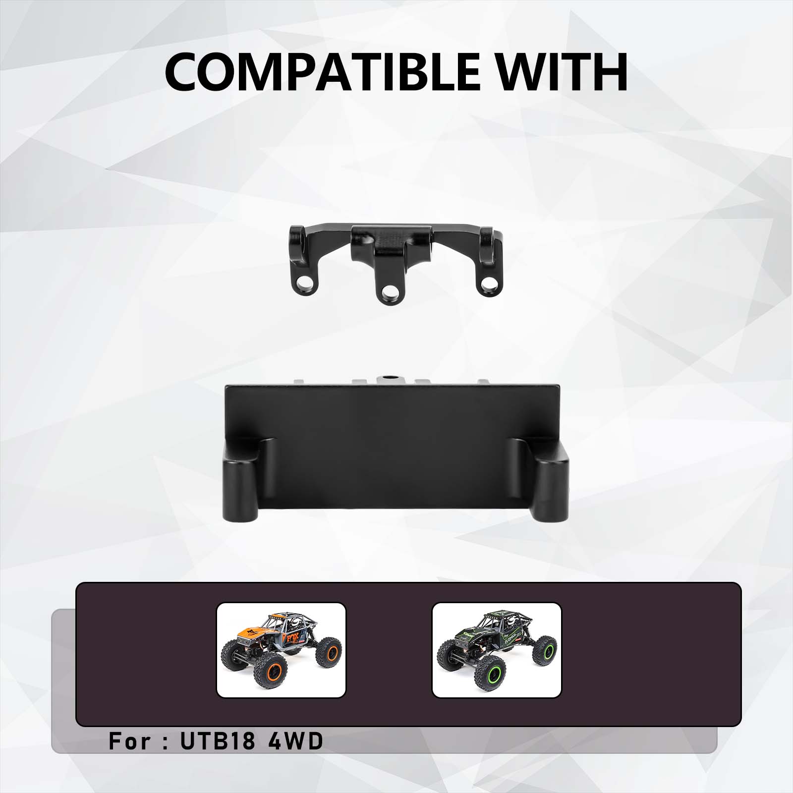 FEDCO UTB18 Servo Mount With Link Mount For Axial Capra UTB18 Upgrades Trail 4WD&4WS 1/18 RC Crawler - FEDCO