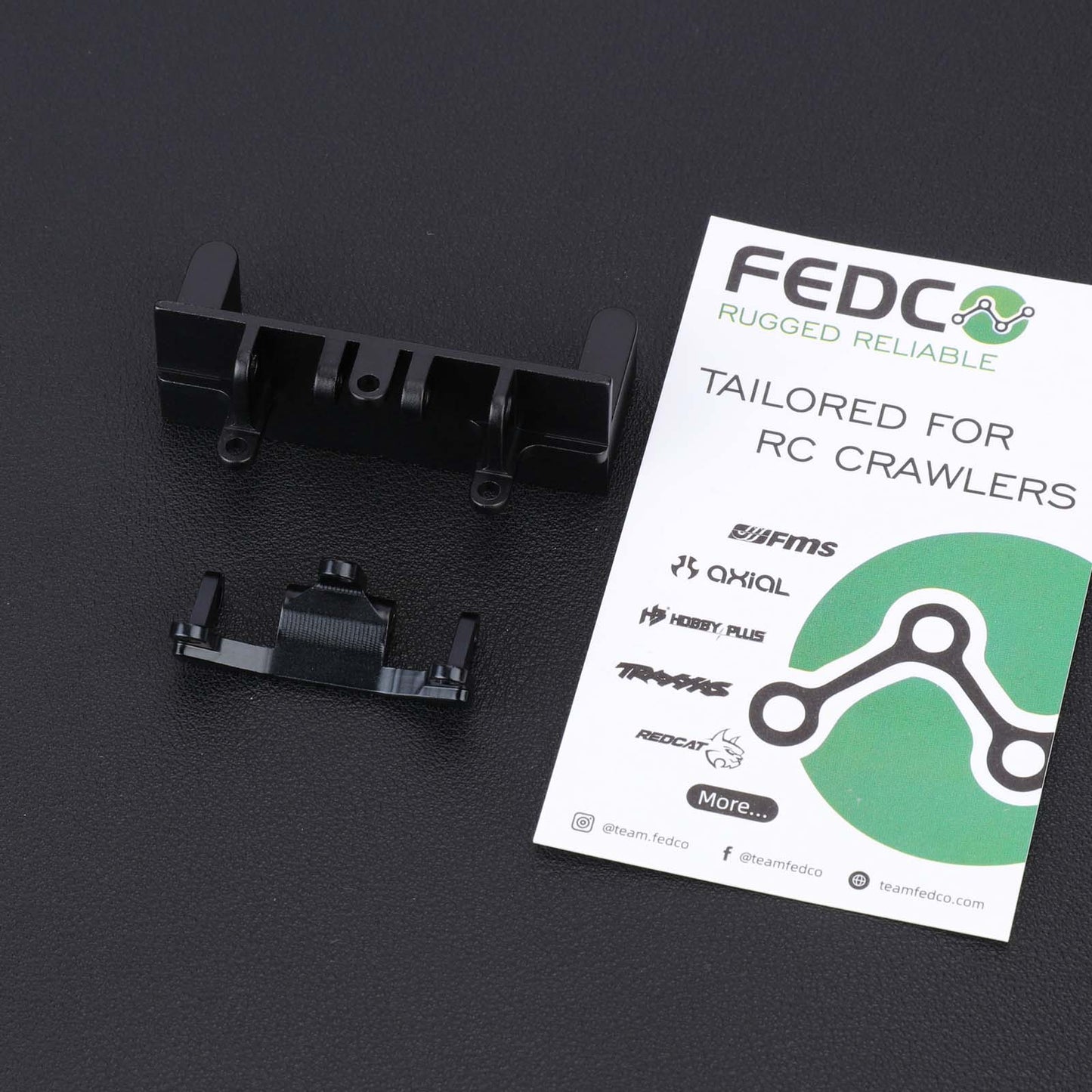 FEDCO UTB18 Servo Mount With Link Mount For Axial Capra UTB18 Upgrades Trail 4WD&4WS 1/18 RC Crawler - FEDCO