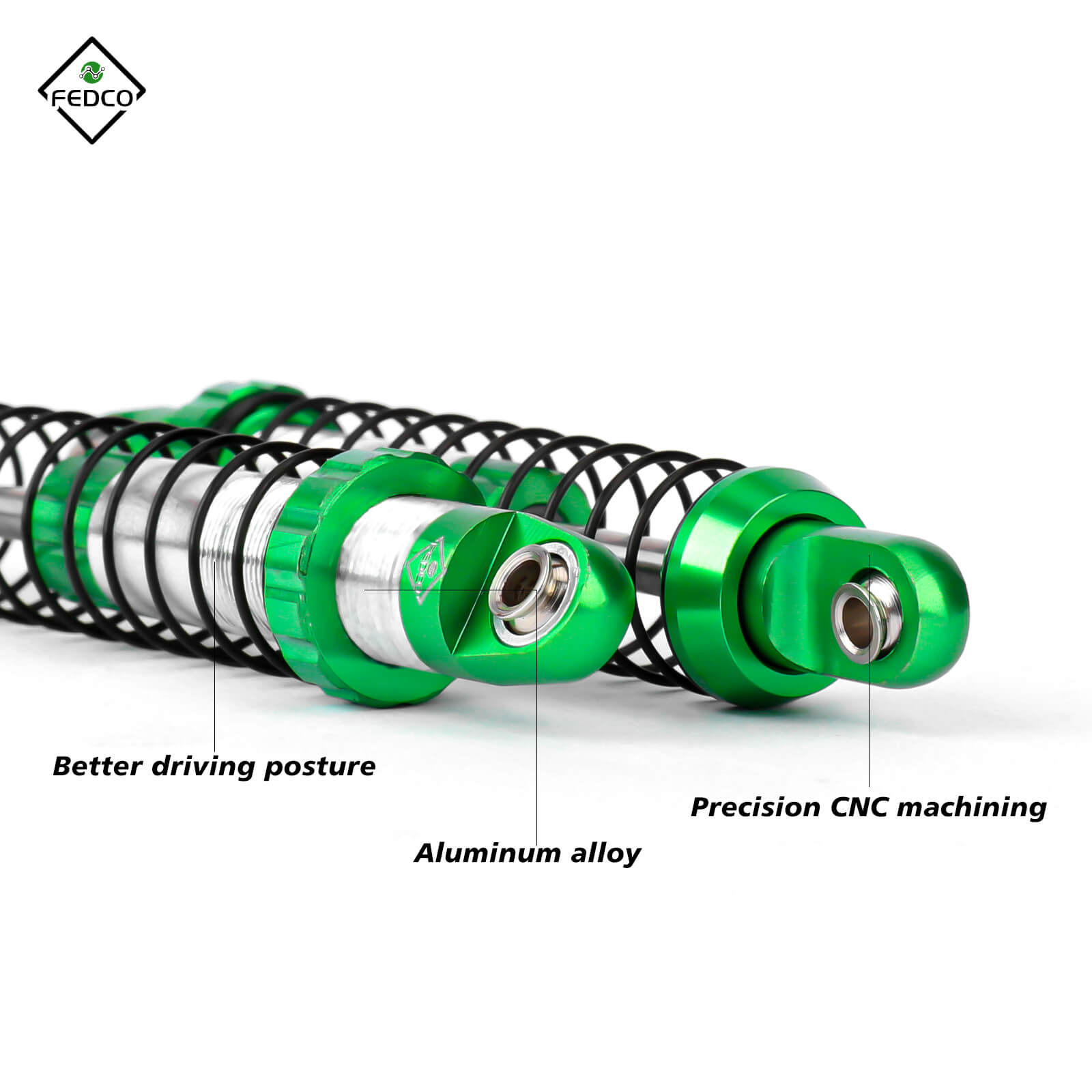FEDCO UTB18 Shocks 92MM For Axial Capra UTB18 Upgrades Trail 4WD 1/18 RC Crawler - FEDCO
