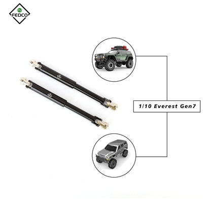 FEDCO Drive Shaft 106-138MM Steel Driveshaft For RedCat Everest Gen7 RC Crawler Upgrade Parts