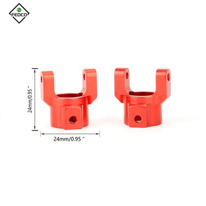 FEDCO Caster Blocks C-Hubs Caster Mounts For RedCat Everest Gen7 RC Crawler Upgrade Parts