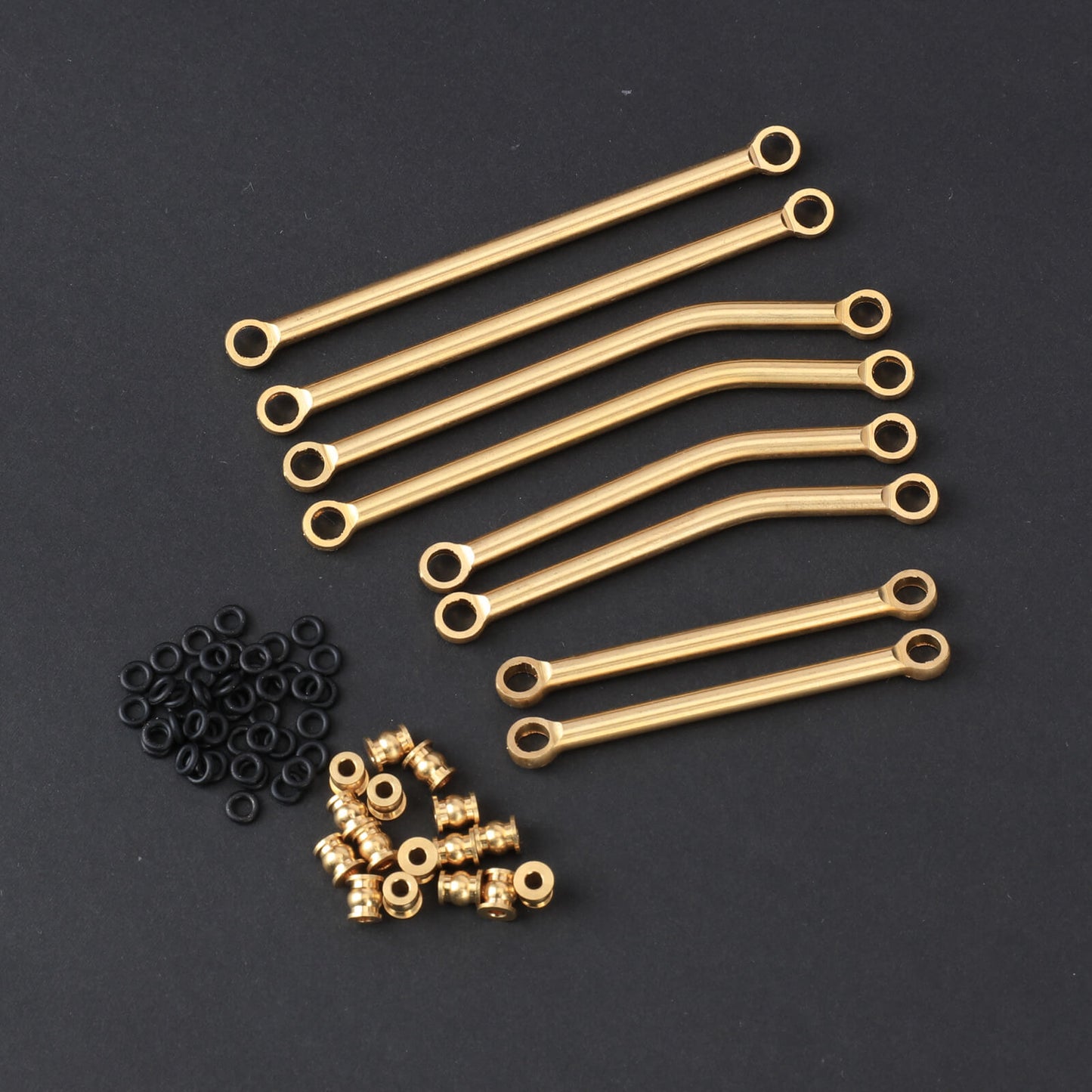 FEDCO TRX4M Steering Link High Clearance Linkages Brass Link Set For TRX4M Upgrades Parts 1/18 RC Crawler