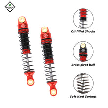 FEDCO TRX4M Shocks 59 MM Shocks Oil-Filled Shock Absorbers With Springs