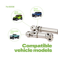 FEDCO SCX30 Driveshafts Steel Drive Shafts for SCX30 Upgrades