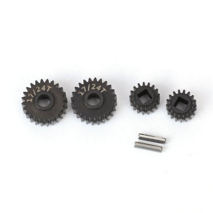 FEDCO UTB18 Transmission Gear Kit Front Portal Gears 48P 24T/17T 27T/14T Gear For Axial UTB18 Upgrades Capra Trail 4WD 1/18 RC Crawler