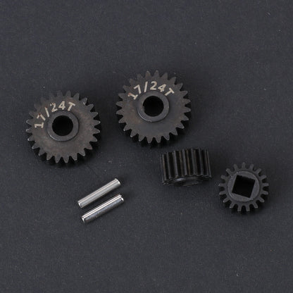 FEDCO UTB18 Transmission Gear Kit Front Portal Gears 48P 24T/17T 27T/14T Gear For Axial UTB18 Upgrades Capra Trail 4WD 1/18 RC Crawler