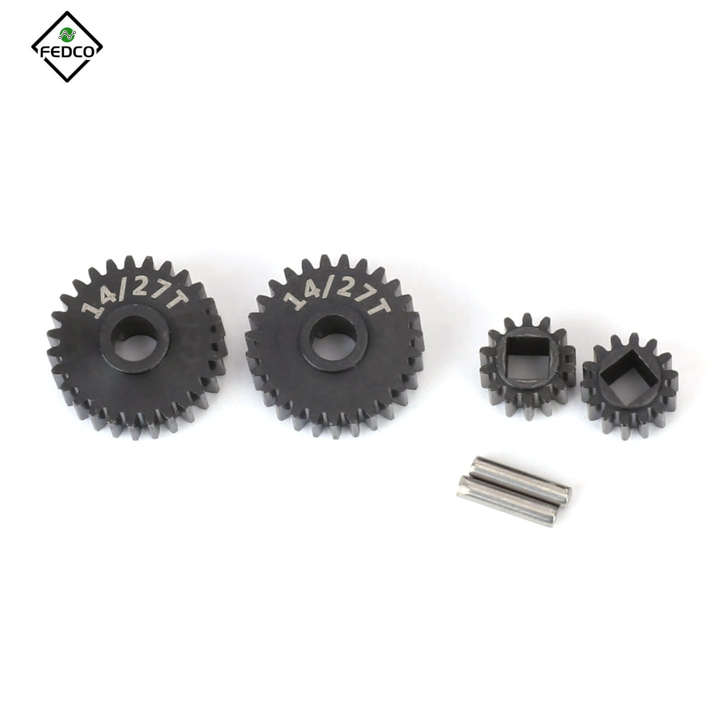 FEDCO UTB18 Transmission Gear Kit Front Portal Gears 48P 24T/17T 27T/14T Gear For Axial UTB18 Upgrades Capra Trail 4WD 1/18 RC Crawler