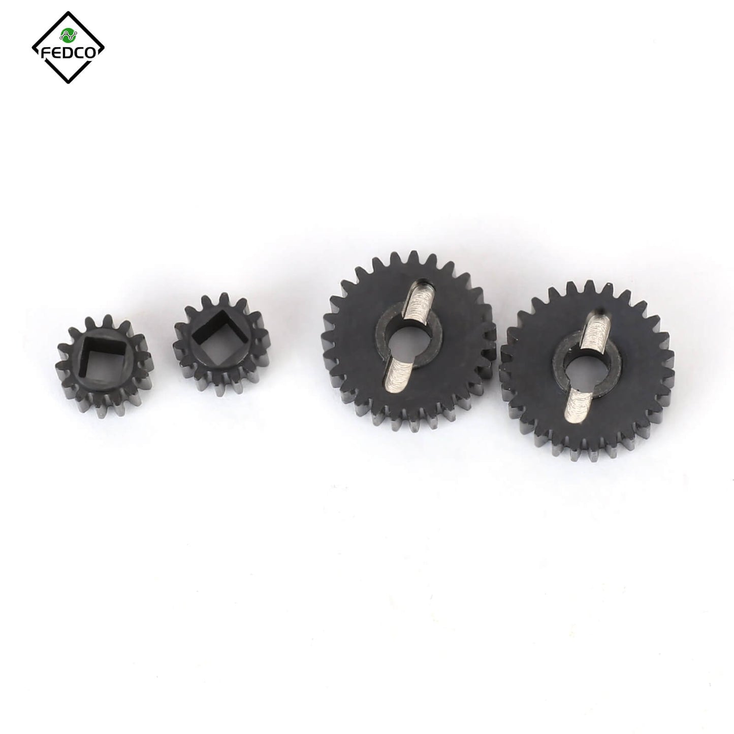 FEDCO UTB18 Transmission Gear Kit Front Portal Gears 48P 24T/17T 27T/14T Gear For Axial UTB18 Upgrades Capra Trail 4WD 1/18 RC Crawler