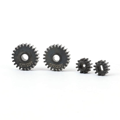 FEDCO SCX10III Portal Gear Set 23T/12T Harden Steel Gears for Axial SCX10 III Upgrade Parts 1/10 RC Crawler