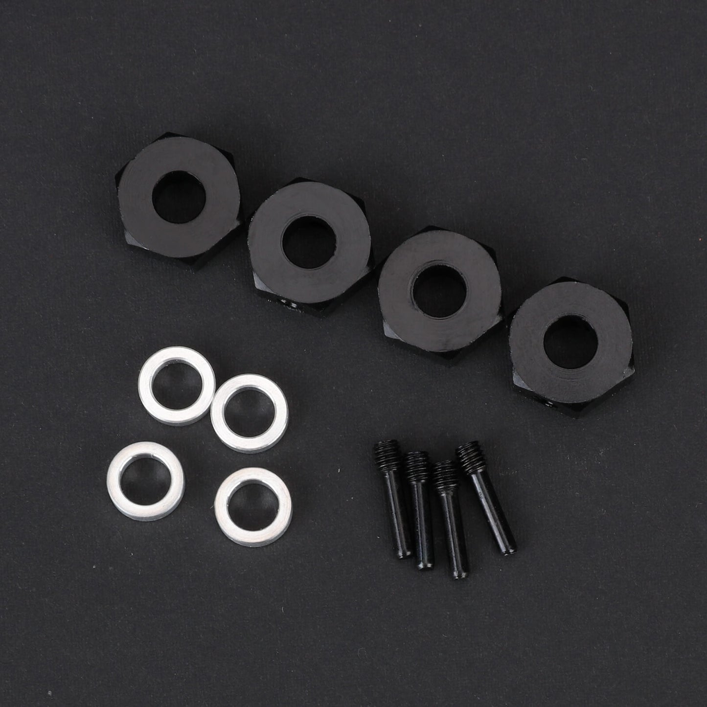 FEDCO SCX10 Hex 12MM Hub Hex Screw Shaft& Spacer Wheel Hex Adapter For Axial SCX10III SCX10 Pro Capra 1.9 UTB Upgrade Parts 1/10 RC Crawler