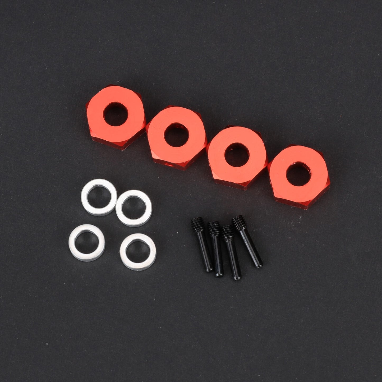 FEDCO SCX10 Hex 12MM Hub Hex Screw Shaft& Spacer Wheel Hex Adapter For Axial SCX10III SCX10 Pro Capra 1.9 UTB Upgrade Parts 1/10 RC Crawler