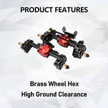 FEDCO SCX24 Portal Axles Differential +10 MM Extended Axles