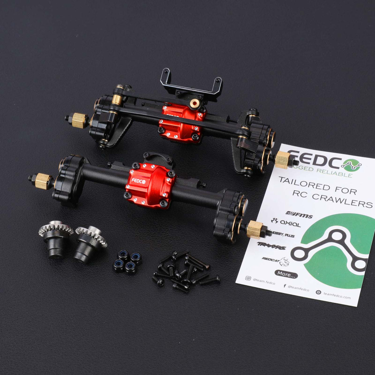 FEDCO SCX24 Portal Axles Differential +10 MM Extended Axles