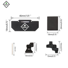 FEDCO SCX24 Side Plate Rock Sliders with Scx 24 Shock Mount Chassis Post