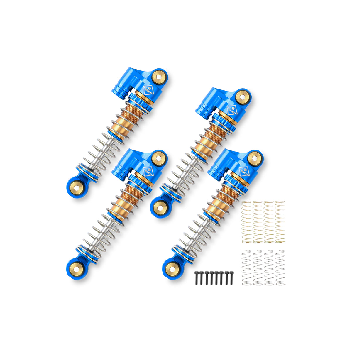 FEDCO SCX24 Shocks 48MM Oil-Filled Shocks Absorber With Springs For SCX24