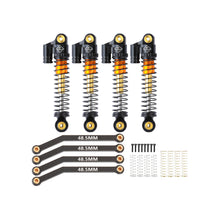 FEDCO FCX24 Shocks 43MM Long Travel Shock Absorber With 48.5MM Steering Links Set For FMS FCX24 Upgrades 1/24 RC Crawler