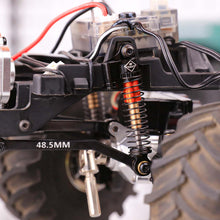 FEDCO FCX24 Shocks 43MM Long Travel Shock Absorber With 48.5MM Steering Links Set For FMS FCX24 Upgrades 1/24 RC Crawler