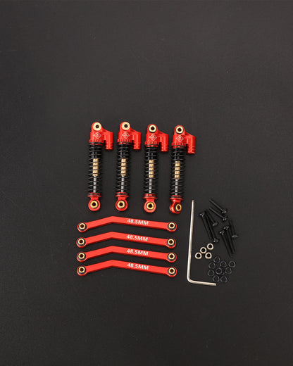 FEDCO Shocks With Steering Links Set For 1/24 RC Crawler FMS FCX24 Upgrade Parts