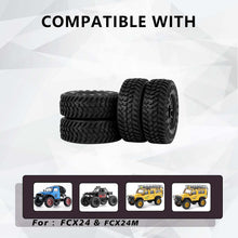 FEDCO FCX24 Wheels and Tires 1.0 Beadlock Wheels 50MM Soft Sticky Tires