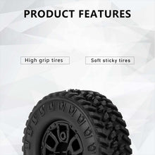 FEDCO FCX24 Wheels and Tires 1.0 Beadlock Wheels 50MM Soft Sticky Tires