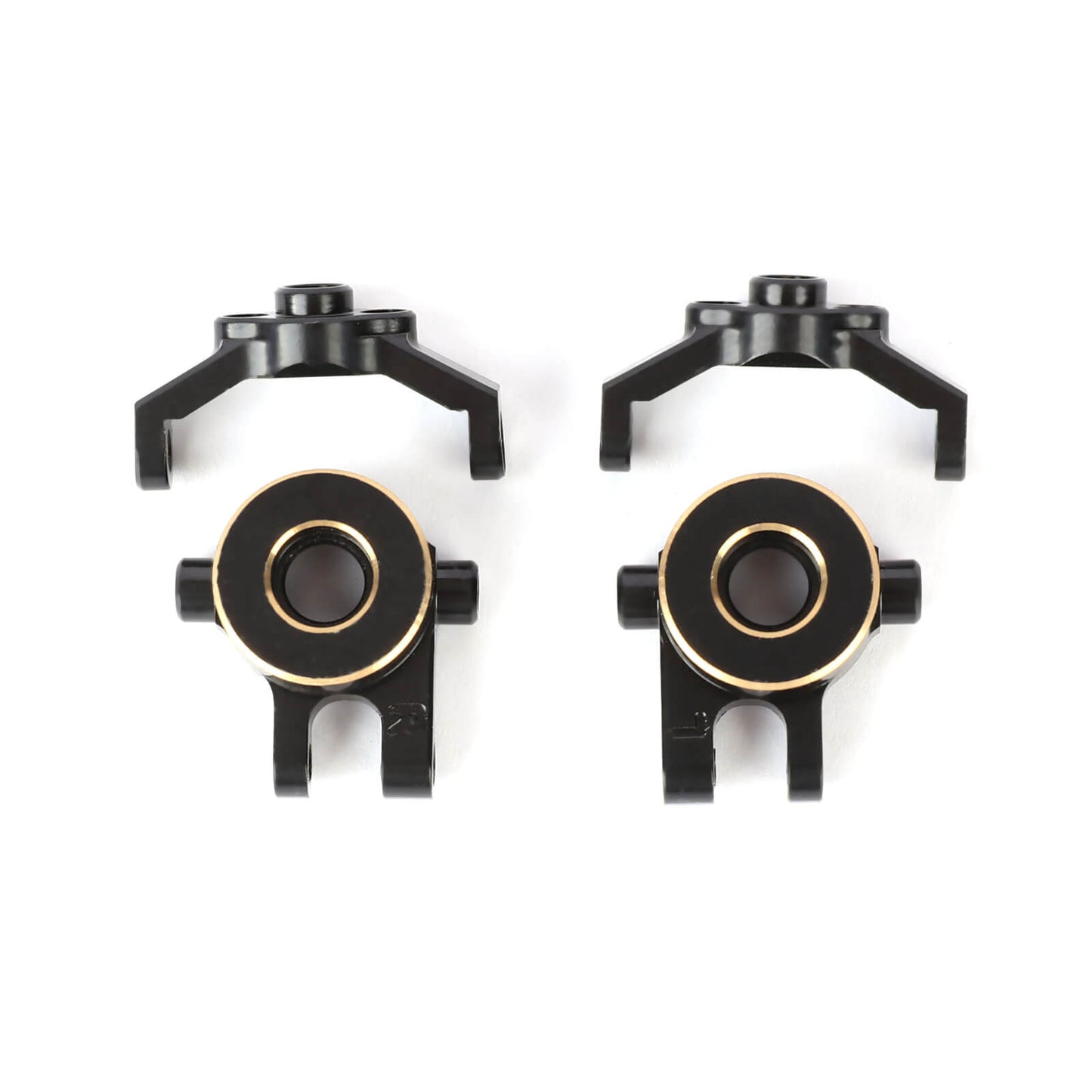 FEDCO Brass Steering Knuckles With Caster Blocks C-Hubs Set For TRX4M Upgrade Parts 1/18 RC Crawler