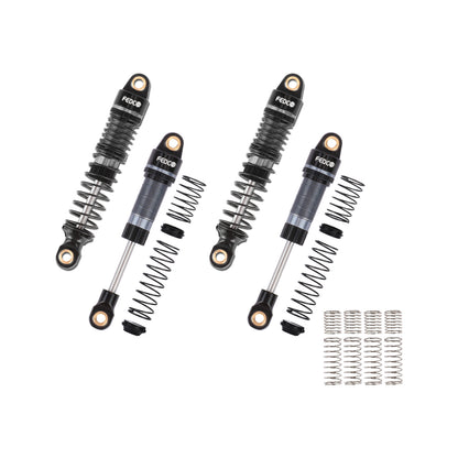 FEDCO DSS18 Shocks 51MM Oil-Filled Dual Spring Shock Absorber CNC Long Threaded Oil Damper With Spring For TRX4M Upgrades 1/18 RC Crawler