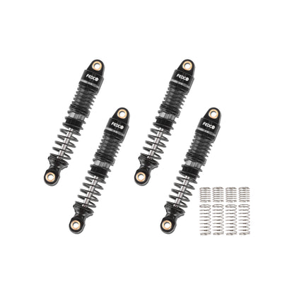FEDCO DSS18 Shocks 51MM Oil-Filled Dual Spring Shock Absorber CNC Long Threaded Oil Damper With Spring For TRX4M Upgrades 1/18 RC Crawler