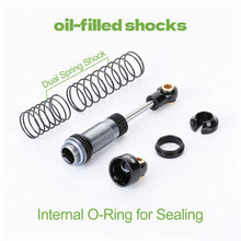 FEDCO DSS18 51MM Shocks Dual Spring Shock Absorber For TRX4M Upgrade