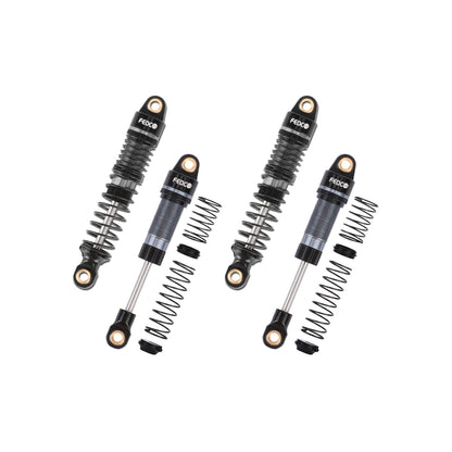 FEDCO DSS18 Shocks 59MM Dual Spring Oil-Filled Shock Absorber CNC Long Threaded Oil Damper For TRX4M Upgrades 1/18 RC Crawler