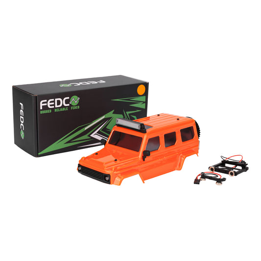 FEDCO SCX24 Body Shell 4×4 Kit for Axial SCX24 Upgrades 1/24 RC Crawler