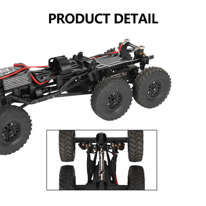 FEDCO SCX24 Half Truck Hard Body Shell 6×6 Kit for Axial SCX24 Upgrades 1/24 RC Crawler