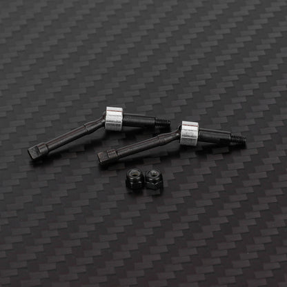 FEDCO SCX30 DriveShafts Steel CVD Drive Shaft Front Driveshaft for SCX30 Upgrades 1/30 RC Crawler