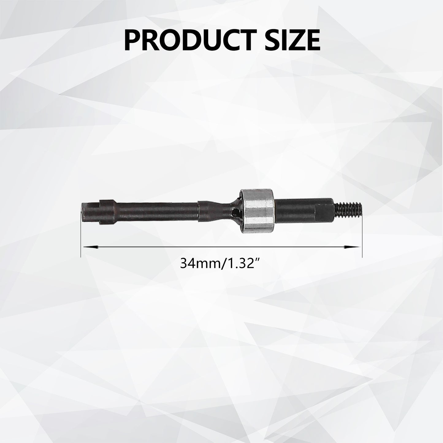 FEDCO SCX30 DriveShafts Steel CVD Drive Shaft Front Driveshaft for SCX30 Upgrades 1/30 RC Crawler